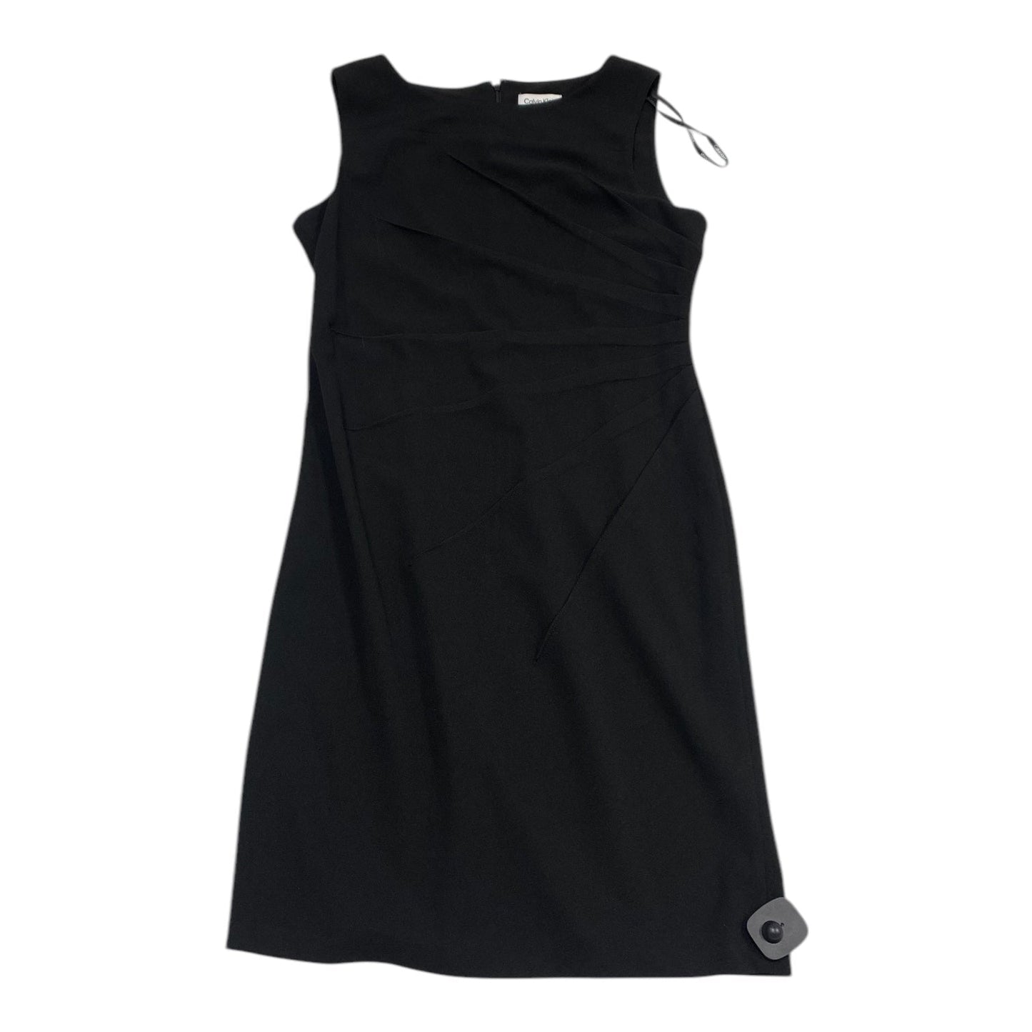 Dress Casual Midi By Calvin Klein In Black, Size: 12