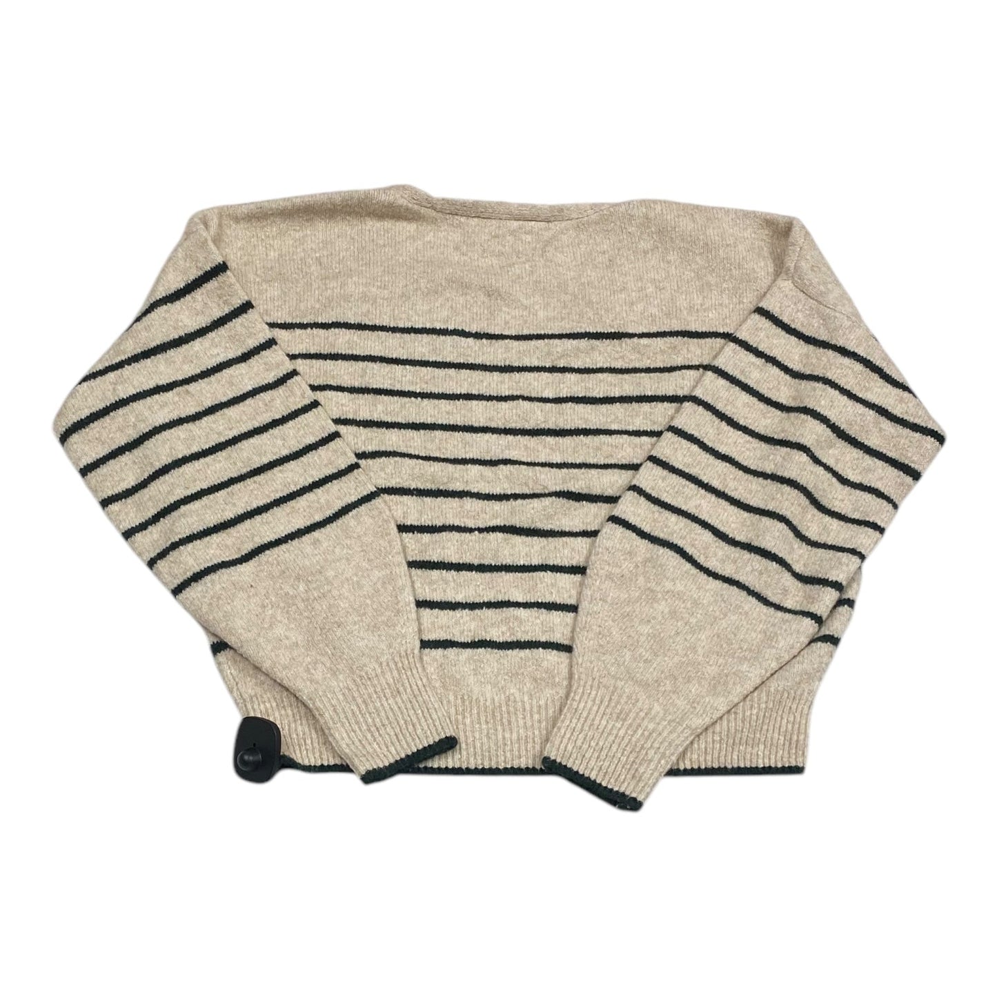 Sweater By Madewell In Green & Tan, Size: M