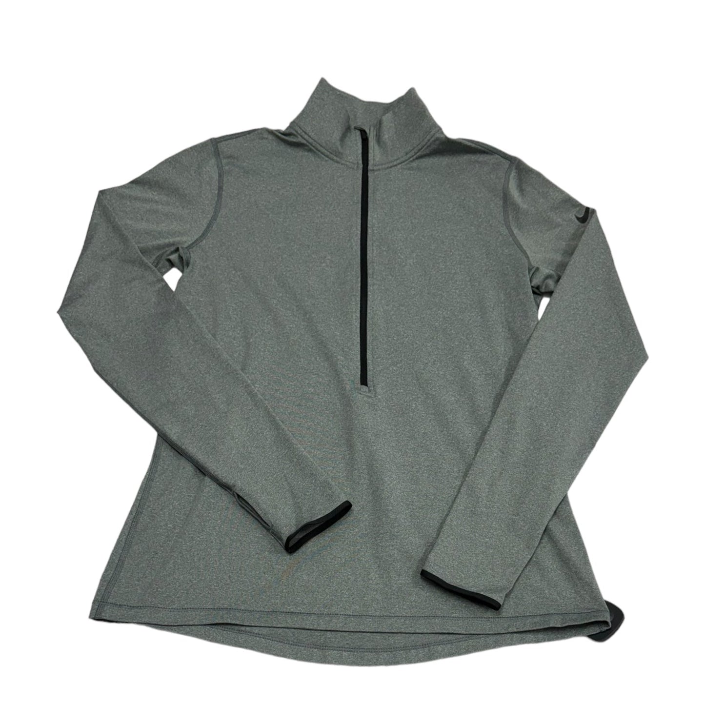 Athletic Top Long Sleeve Collar By Nike  Size: Xl