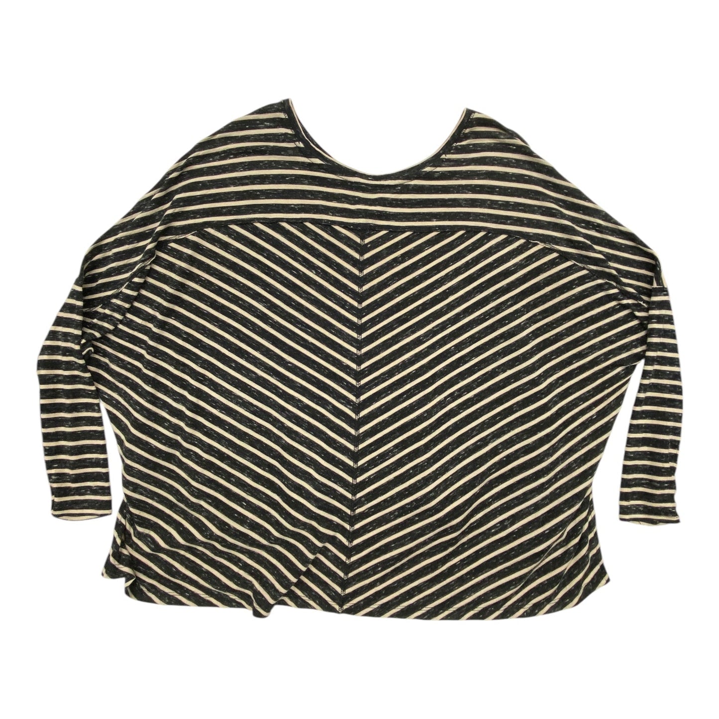 Top Long Sleeve By We The Free In Black & Cream, Size: S