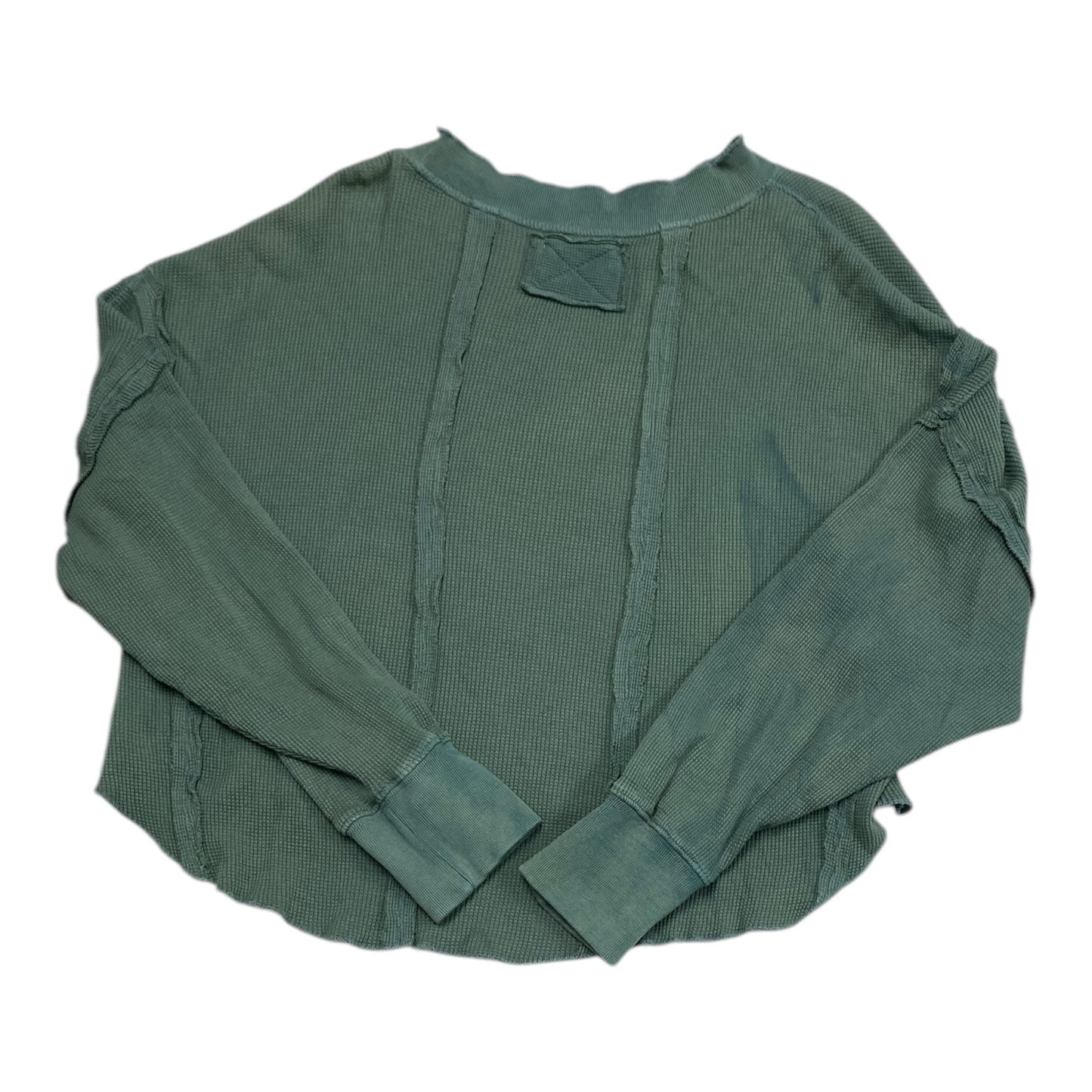 Top Long Sleeve By We The Free In Green, Size: Xs