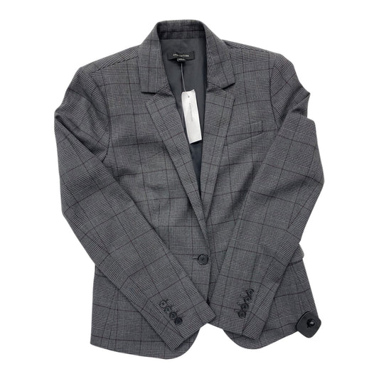 Blazer By Ann Taylor In Grey, Size: 2