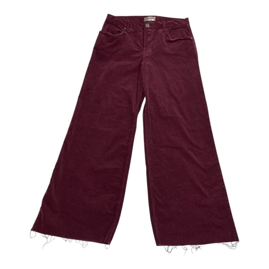 Pants Wide Leg By Kut In Maroon, Size: 6