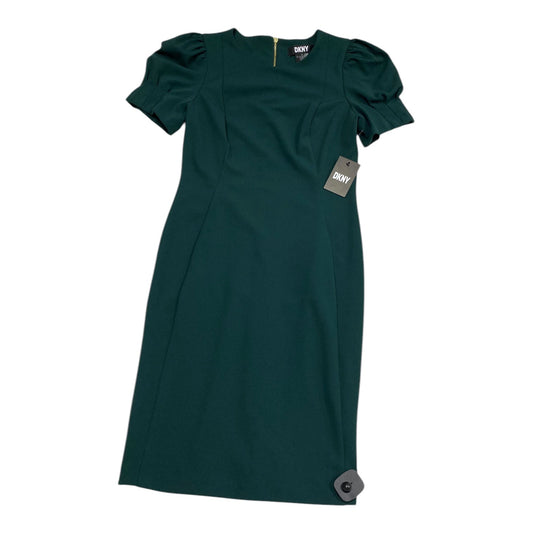 Dress Casual Midi By Dkny In Green, Size: 10