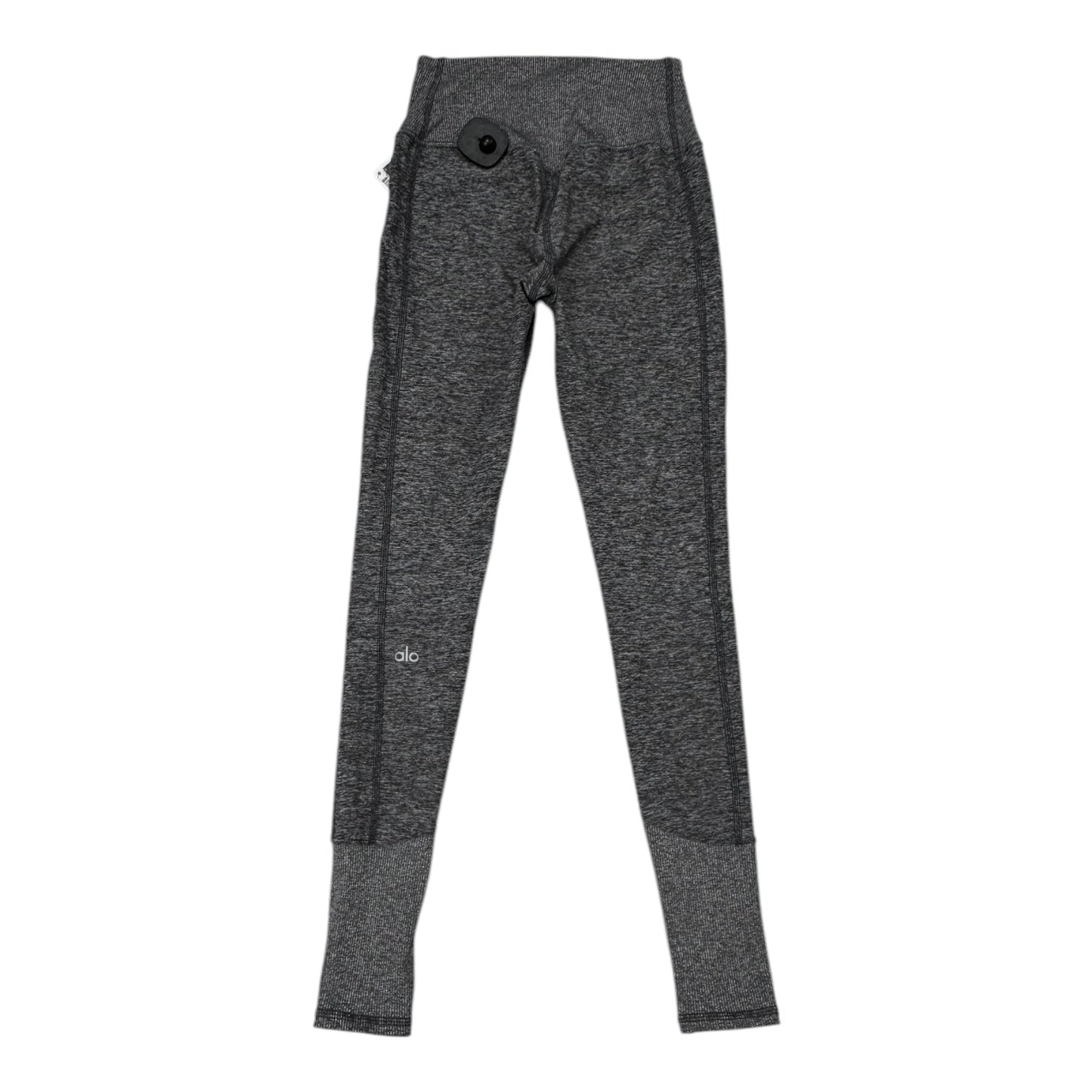 Athletic Leggings By Alo In Grey, Size: Xs