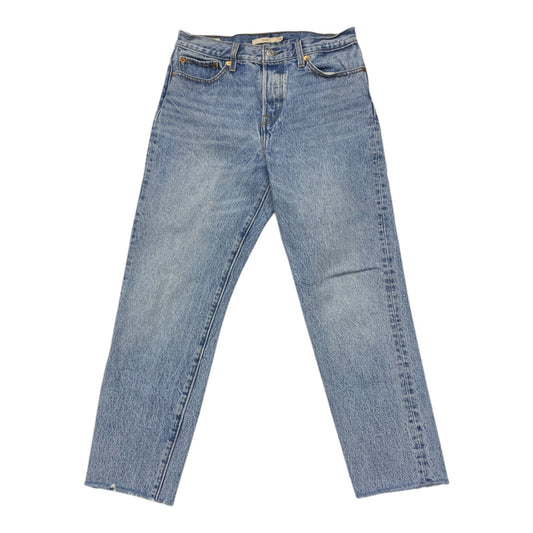 Jeans Straight By Levis In Blue Denim, Size: 6