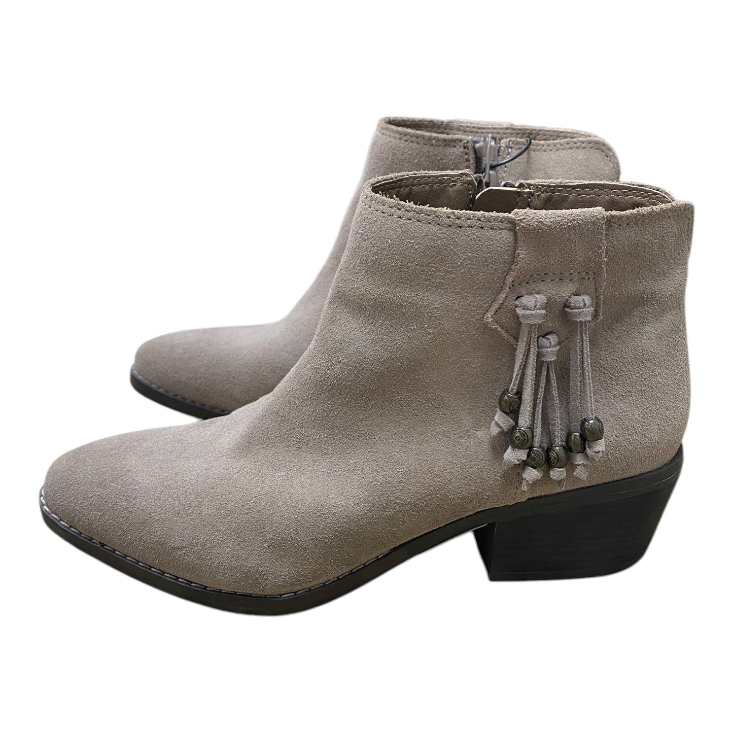 Boots Ankle Heels By White Mountain In Taupe, Size: 8.5