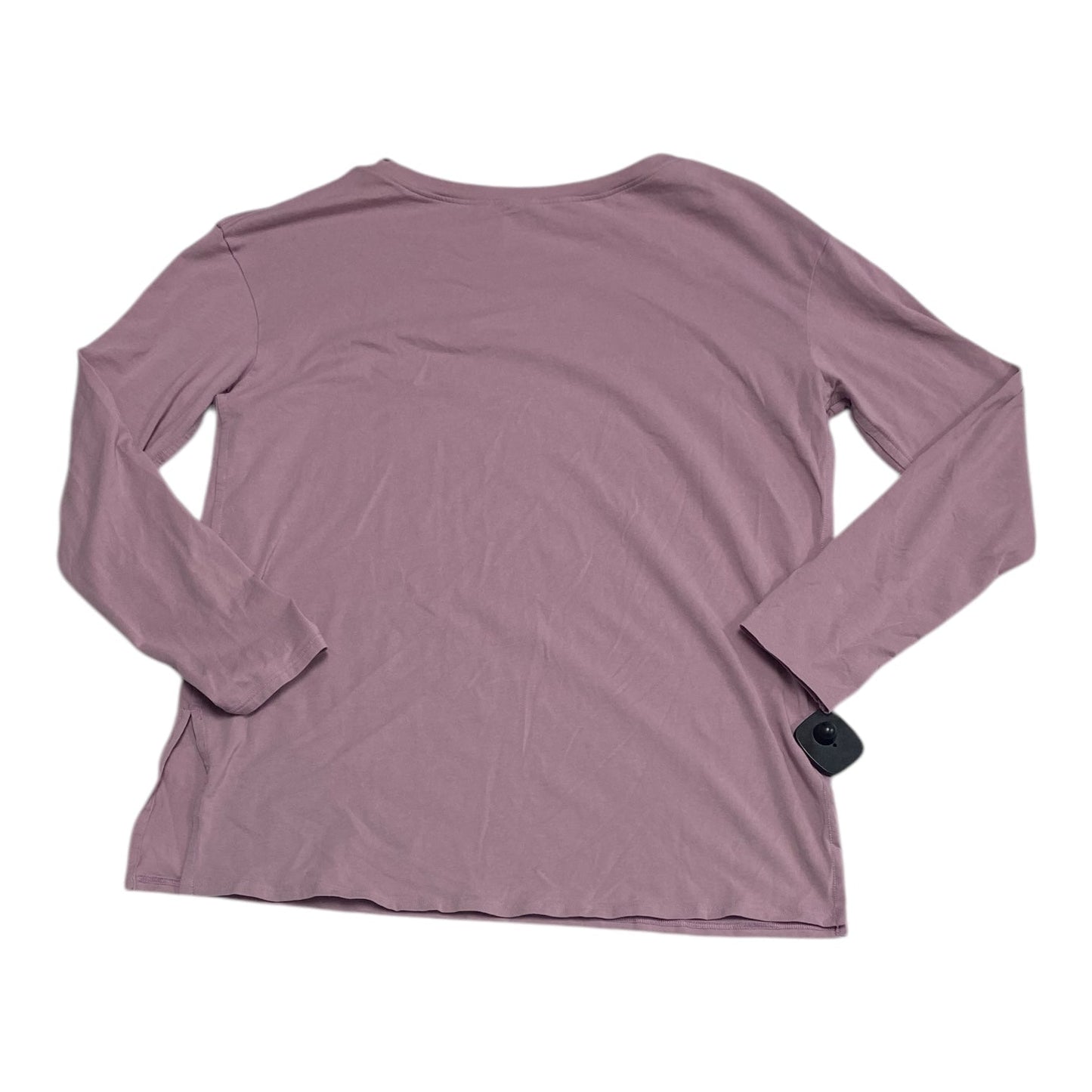 Athletic Top Long Sleeve Collar By Lululemon In Purple, Size: L