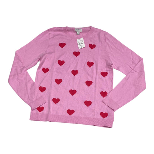 Sweater By J. Crew In Pink & Red, Size: M