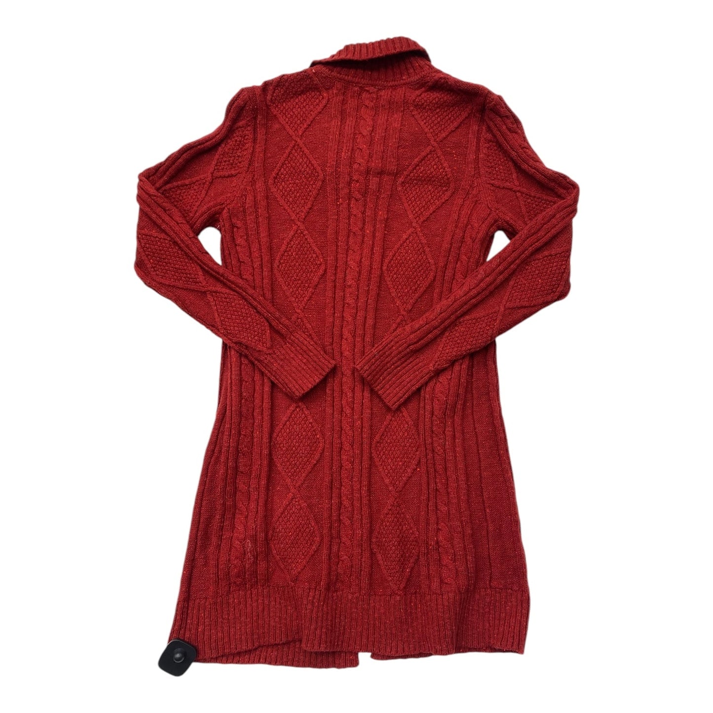 Sweater Cardigan By J. Jill In Red, Size: S