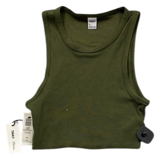 Top Sleeveless By TNA In Green, Size: M