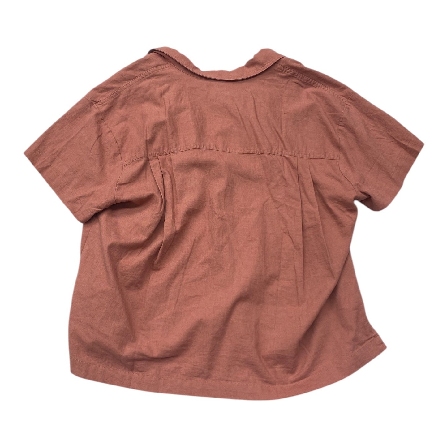 Top Short Sleeve By Madewell In Pink, Size: M