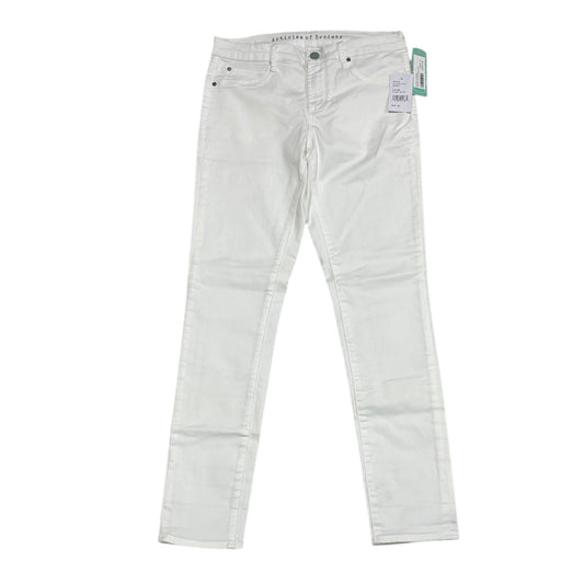 Jeans Skinny By Articles Of Society In White Denim, Size: 6