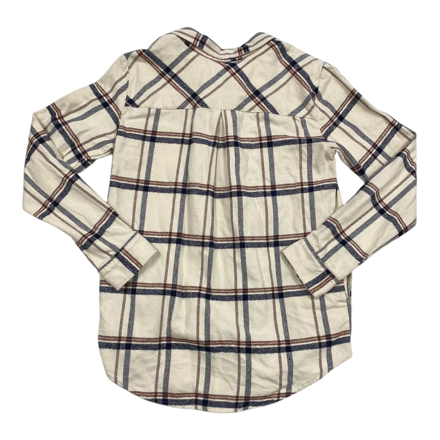 Top Long Sleeve By Altard State In Plaid Pattern, Size: S