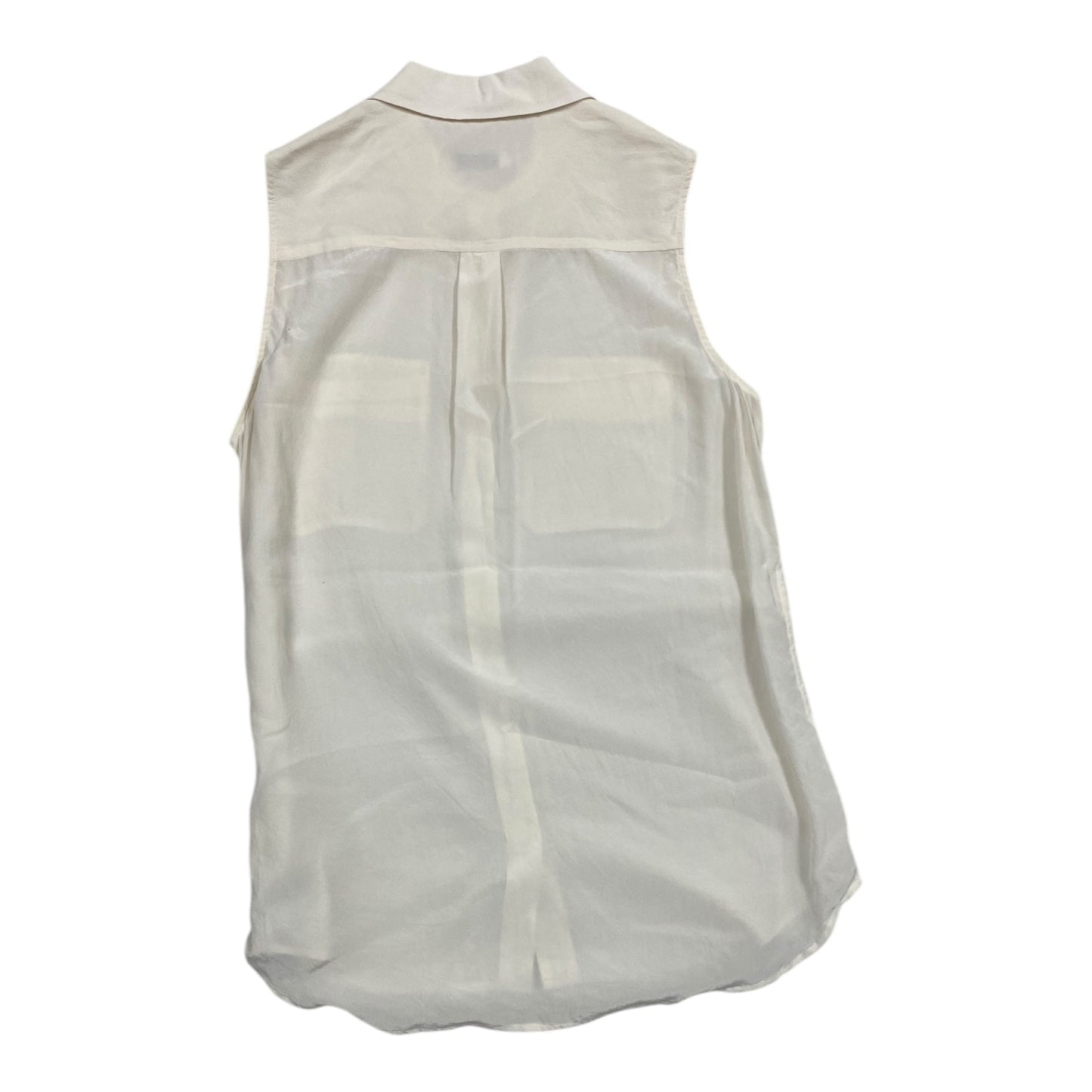 Top Sleeveless By Equipment In Cream, Size: M