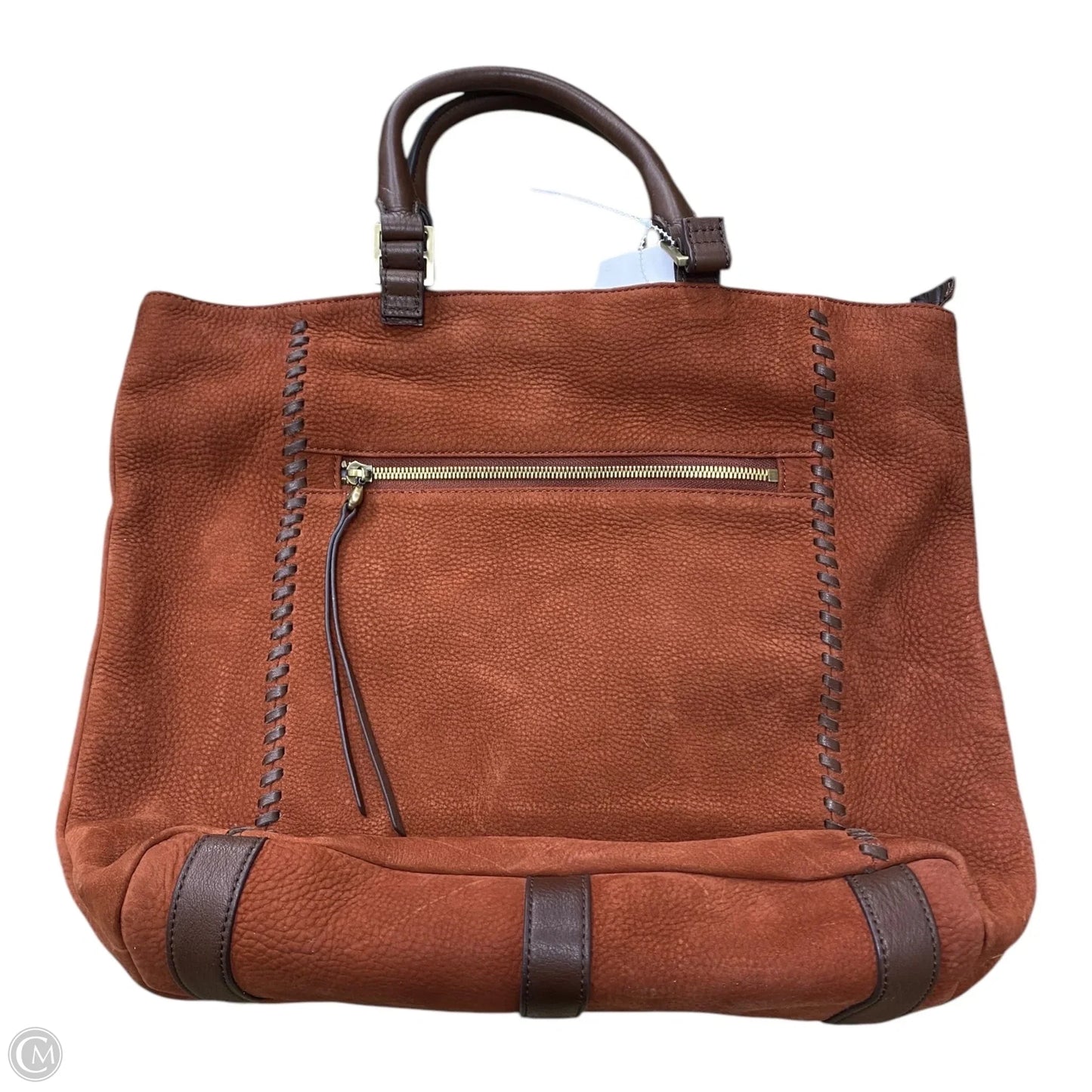 Handbag Leather By Hobo Intl, Size: Large
