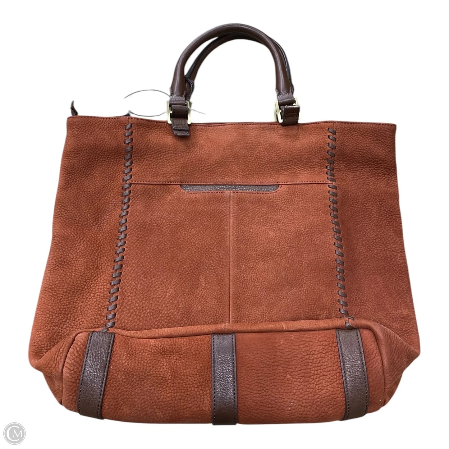 Handbag Leather By Hobo Intl, Size: Large
