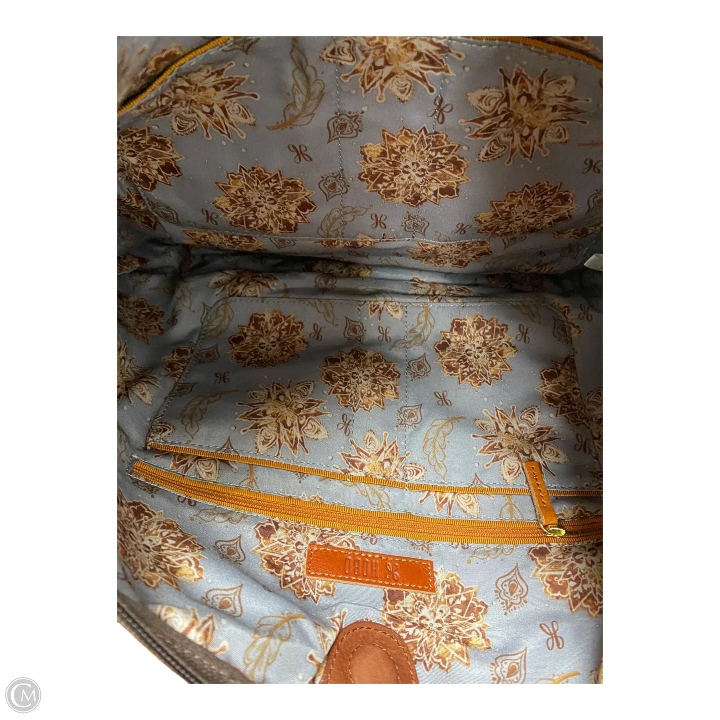 Handbag Leather By Hobo Intl, Size: Large