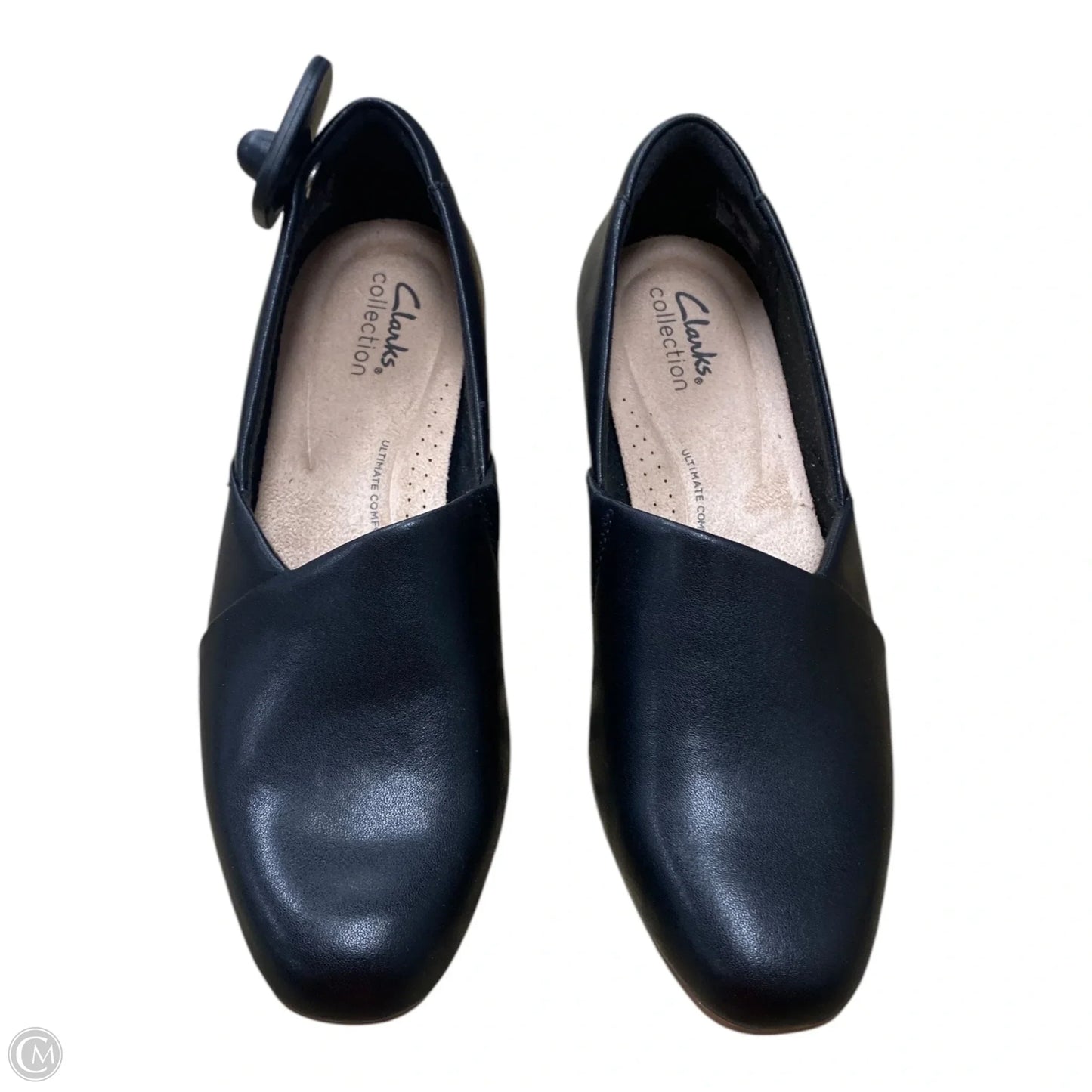 Shoes Flats By Clarks In Black, Size: 7