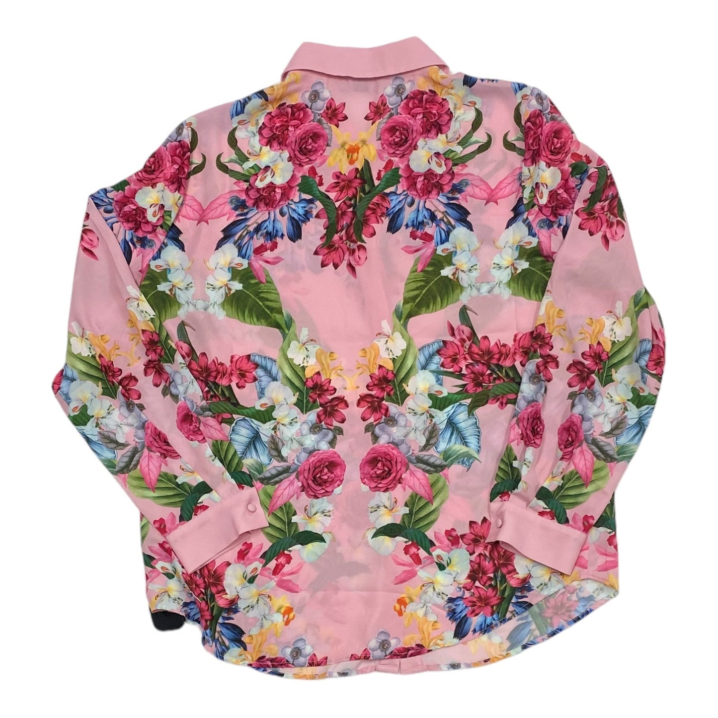 Floral Print Top Long Sleeve Elie Tahari, Size M