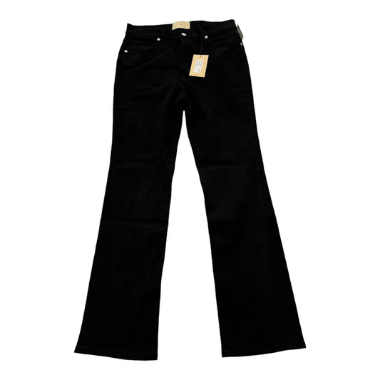 Designer Black Jeans Straight by CQY, Size 4