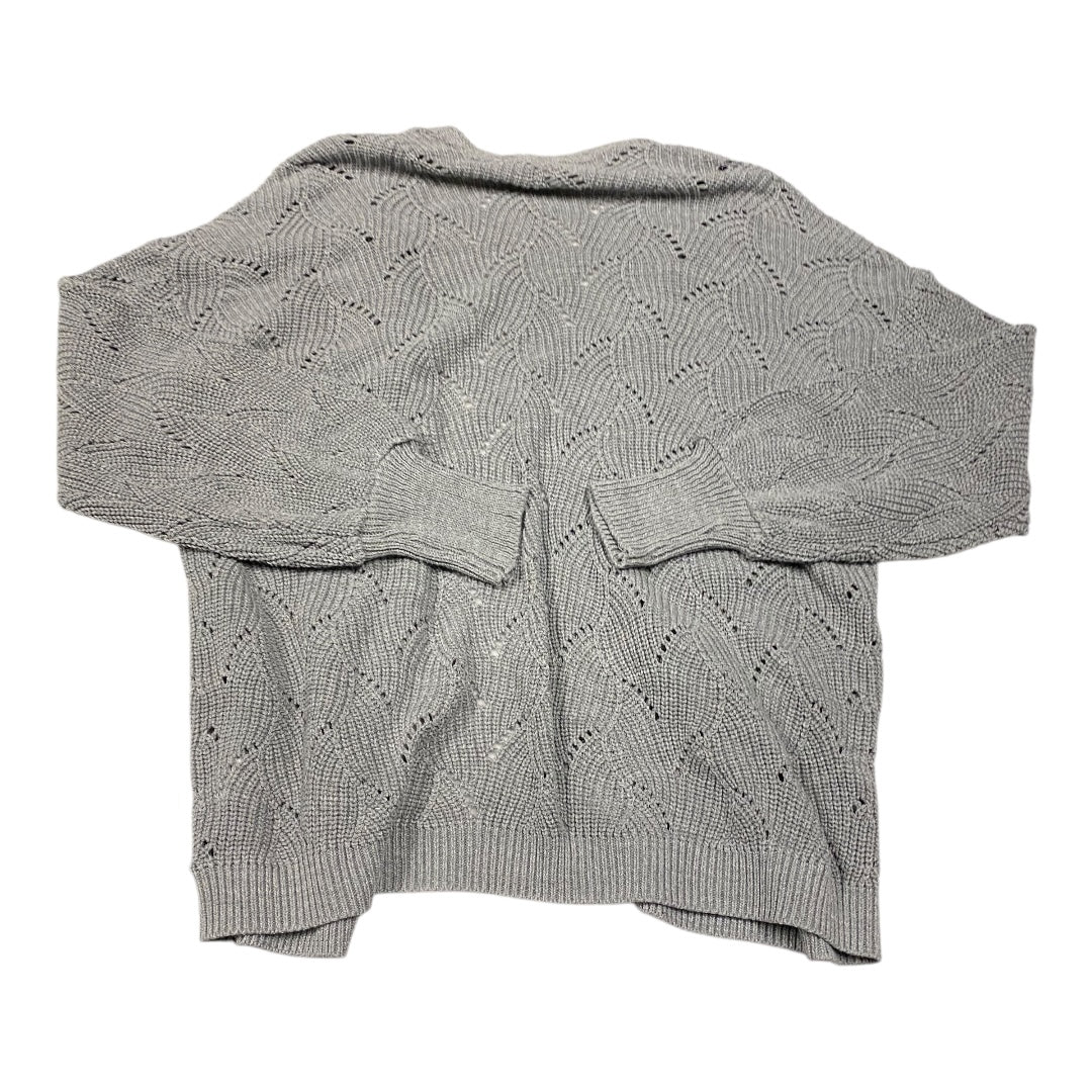 Sweater Cardigan By Express In Grey, Size: Xl