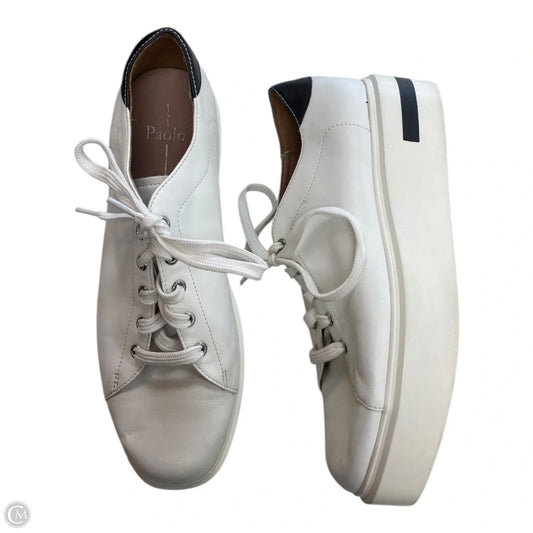 Shoes Sneakers By Linea Paolo In White, Size: 11