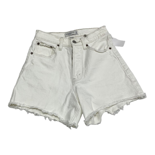 White Shorts Abercrombie And Fitch, Size 00