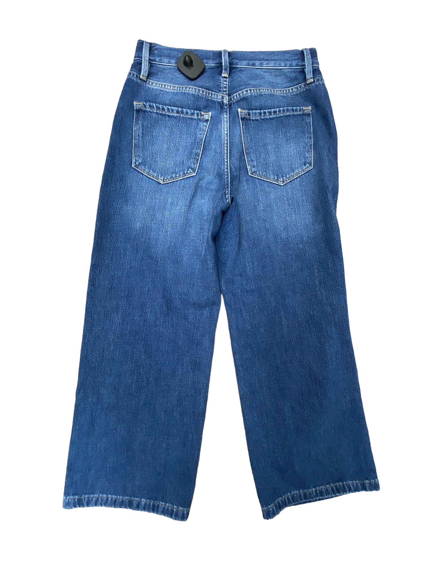 Blue Denim Jeans Wide Leg Frame, Size 00