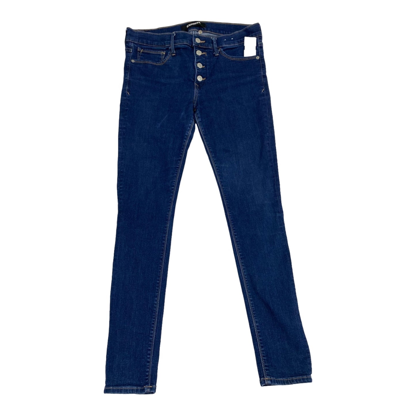 Blue Denim Jeans Skinny Express, Size 10