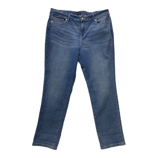 Jeans Straight By Dressbarn  Size: 14