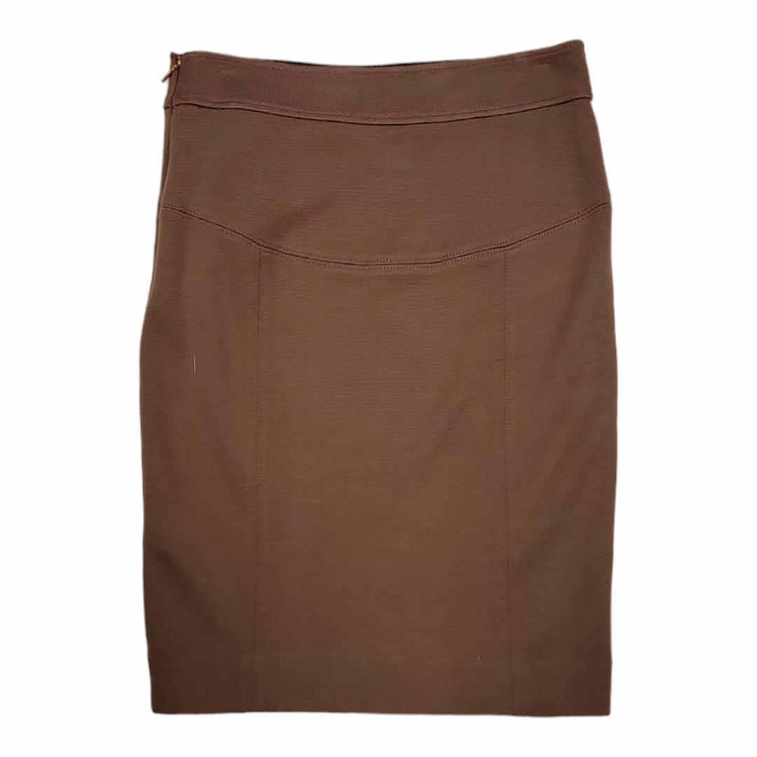 Brown Skirt Designer Tory Burch, Size S