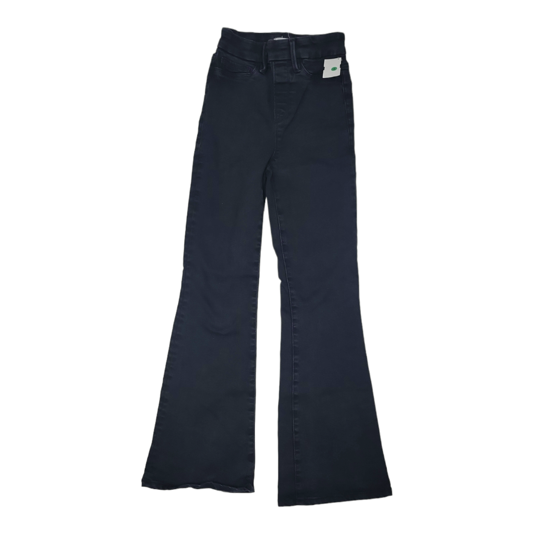 Grey Denim Jeans Flared Good American, Size 0