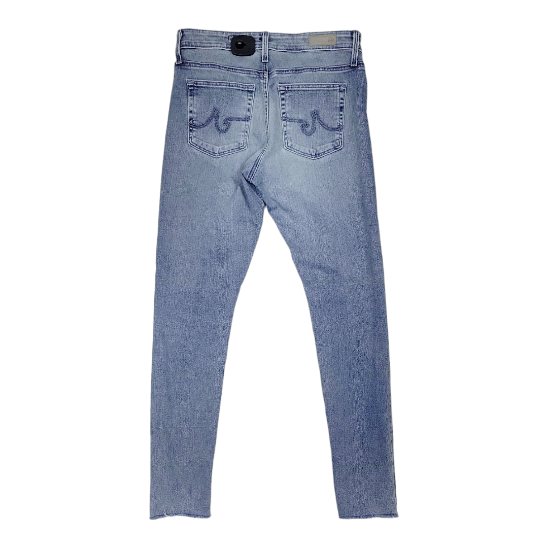Blue Denim Jeans Skinny Adriano Goldschmied, Size 4
