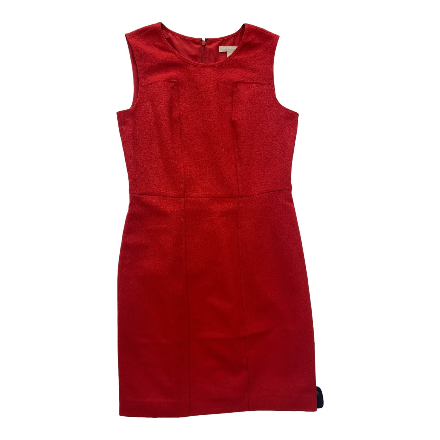 Red Dress Party Midi Banana Republic, Size 6petite