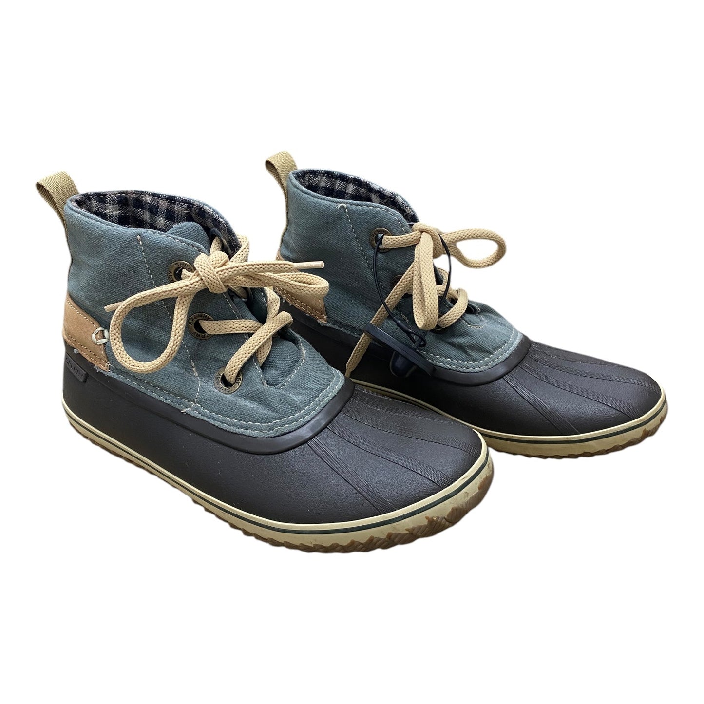 Boots Snow By Sperry In Blue & Grey, Size: 8