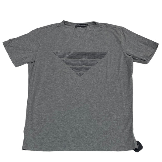 Grey Top Short Sleeve Emporio Armani, Size Xxl