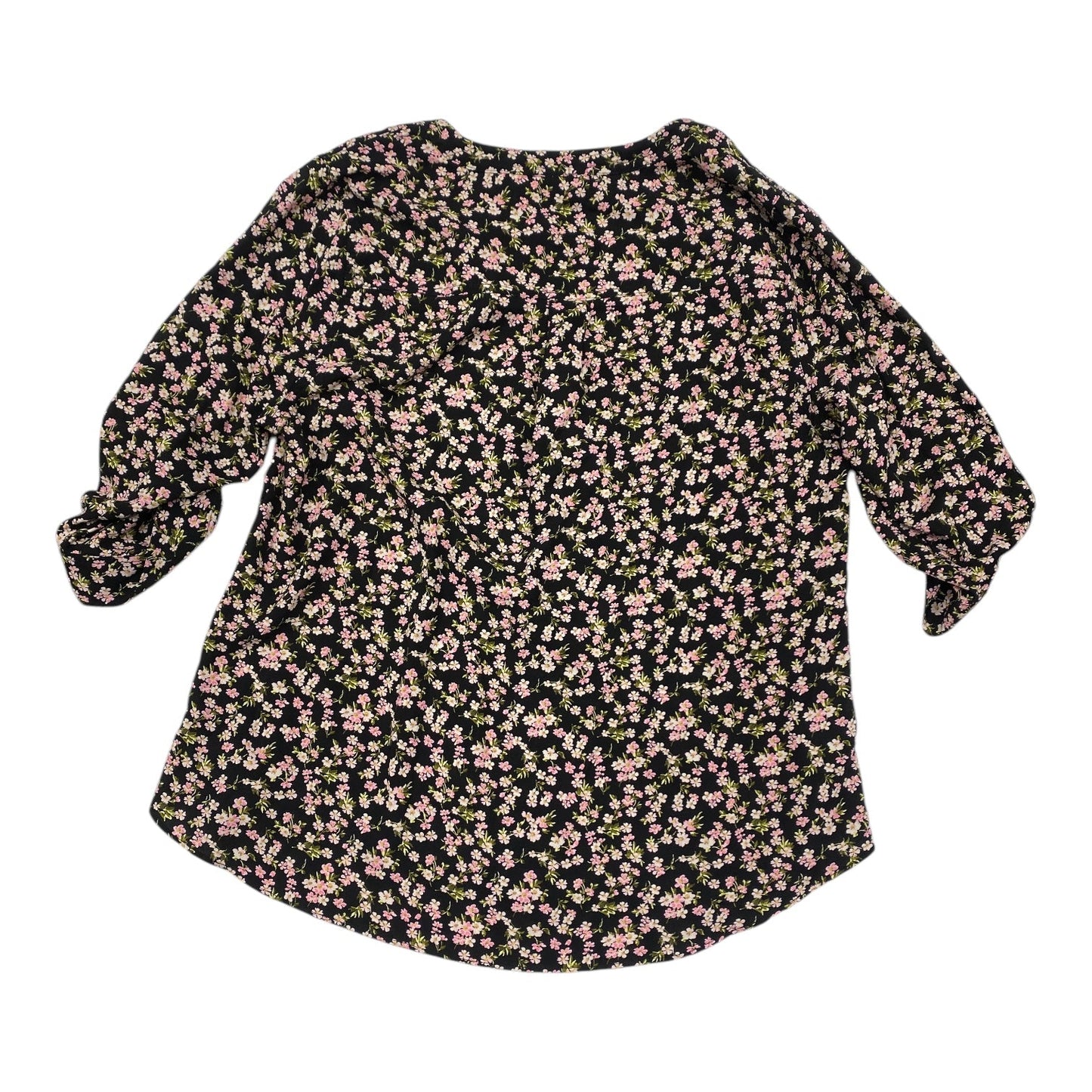 Top Long Sleeve By Torrid In Floral Print, Size: 1x