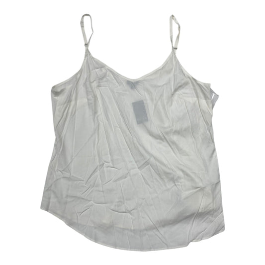 Top Sleeveless By Torrid In White, Size: 2x