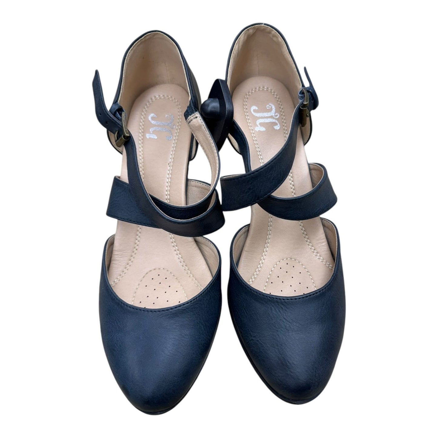 Shoes Heels Block By Cmc In Navy, Size: 8.5