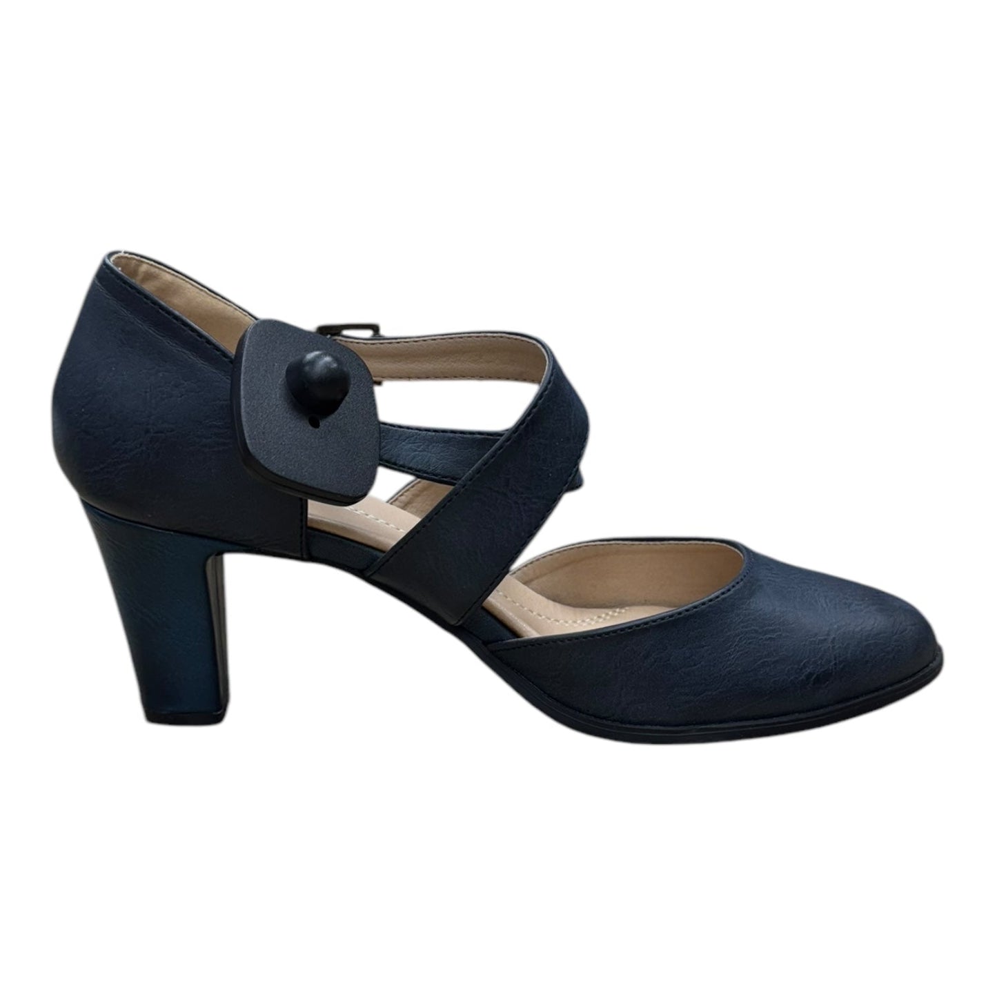 Shoes Heels Block By Cmc In Navy, Size: 8.5