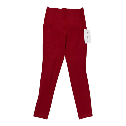 Athletic Leggings By Athleta In Red, Size: S