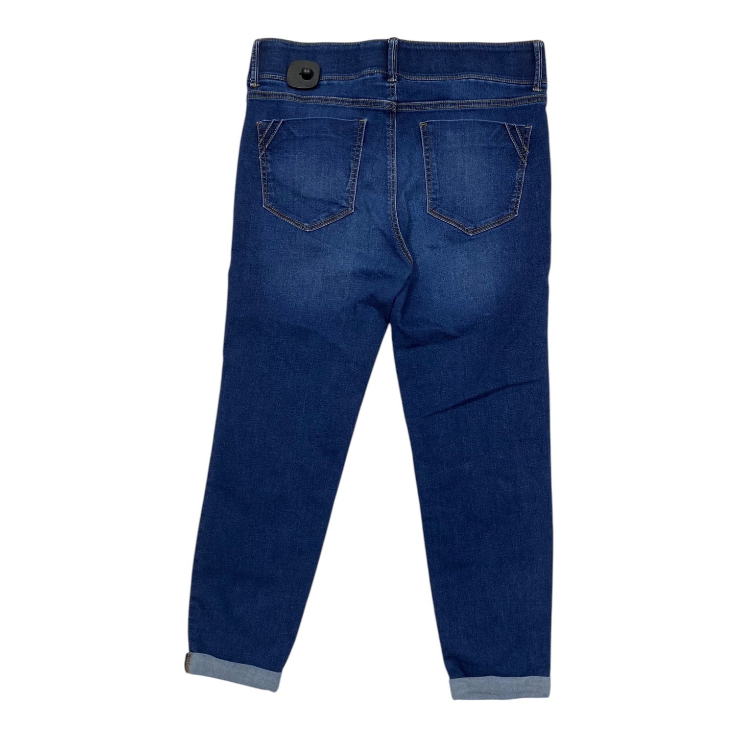 Jeans Skinny By Apt 9 In Blue Denim, Size: 12