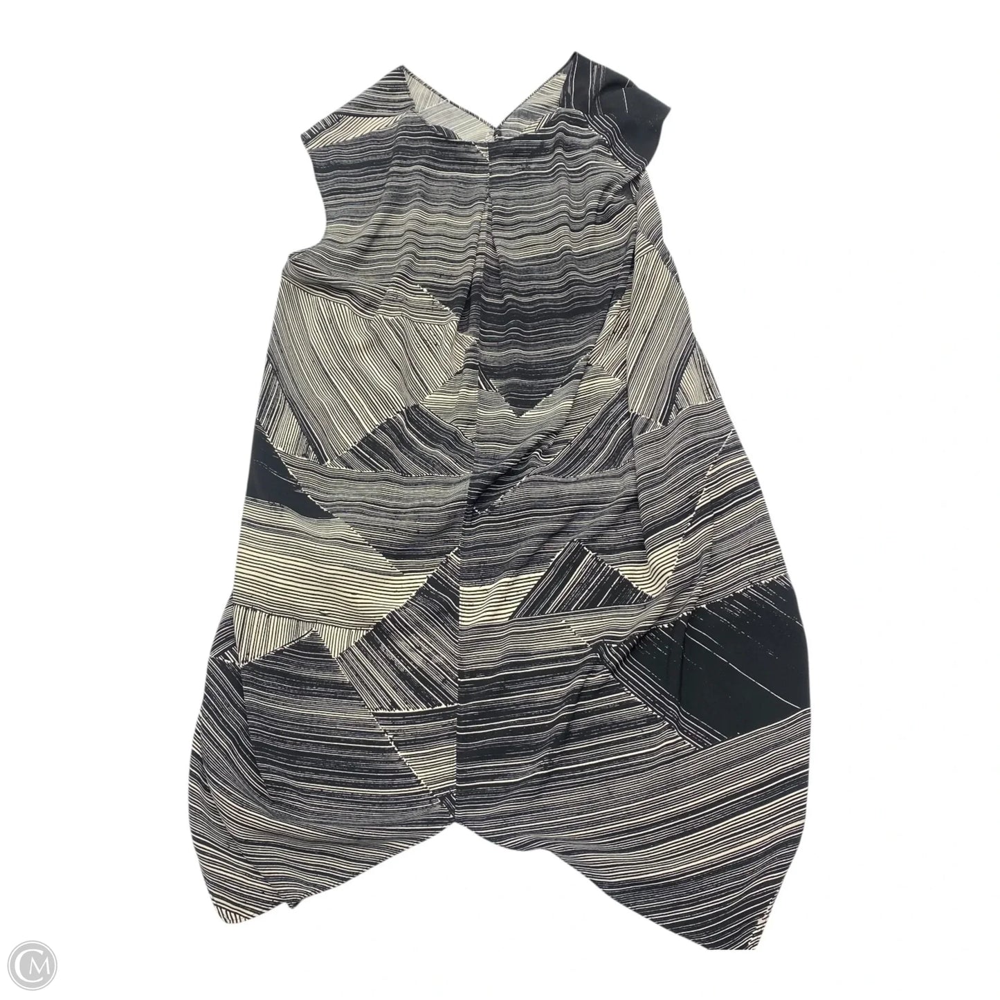 Dress Casual Midi By Rachel Roy In Black & Cream, Size: 3x