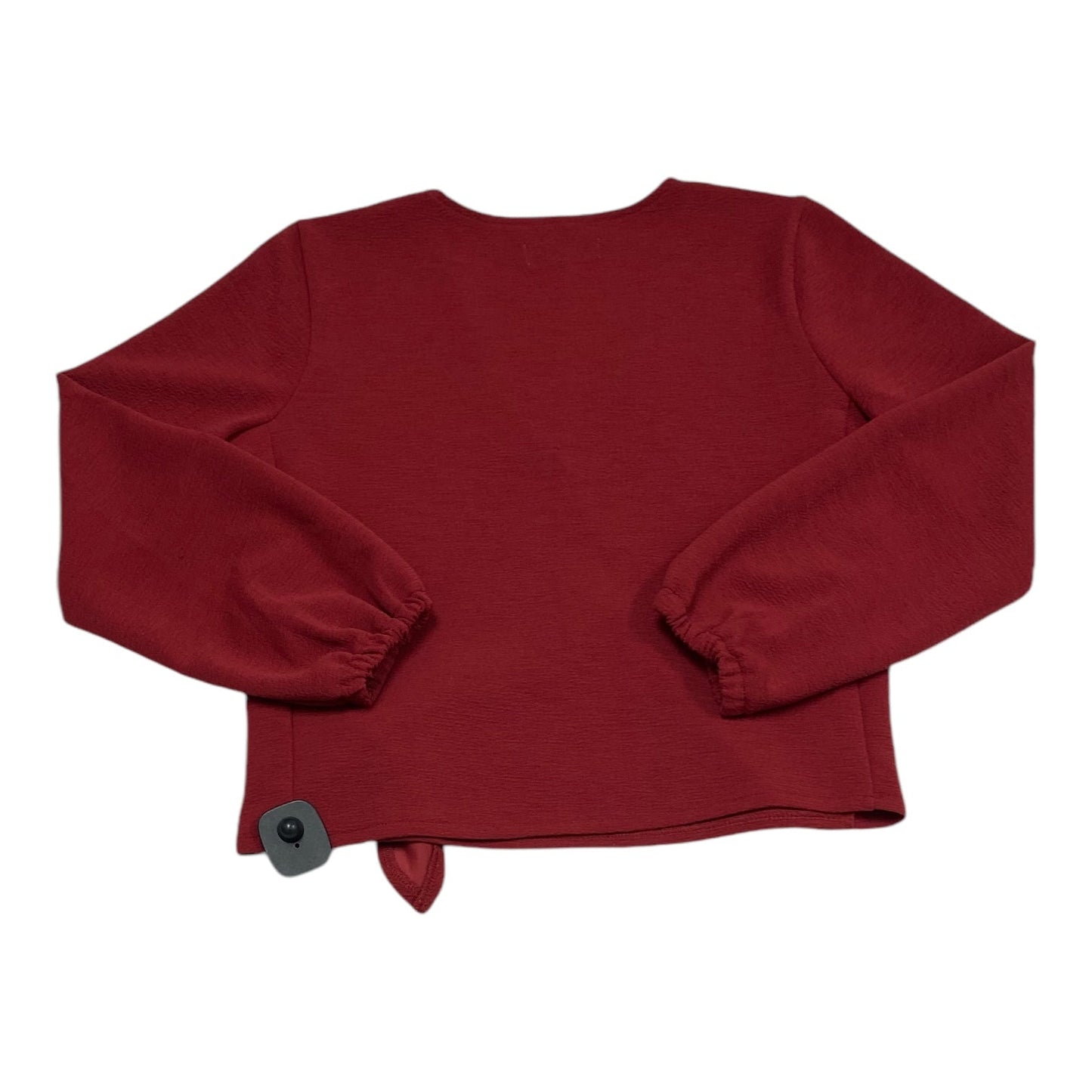 Top Long Sleeve By Madewell In Red, Size: S