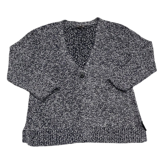 Sweater Cardigan By J. Jill In Black & White, Size: M