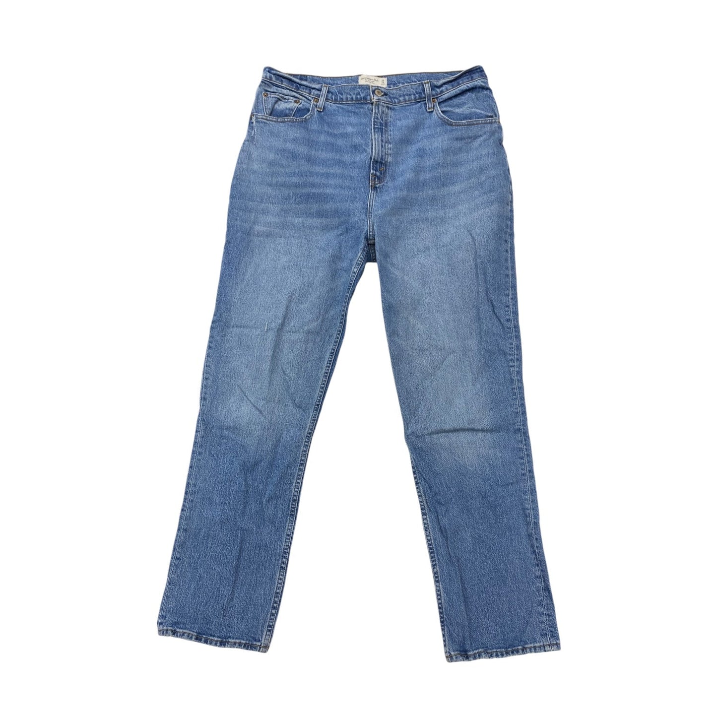 Jeans Straight By Abercrombie And Fitch In Blue, Size: 18