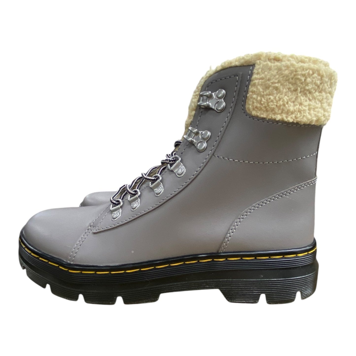 Boots Combat By Dr Martens In Grey, Size: 10