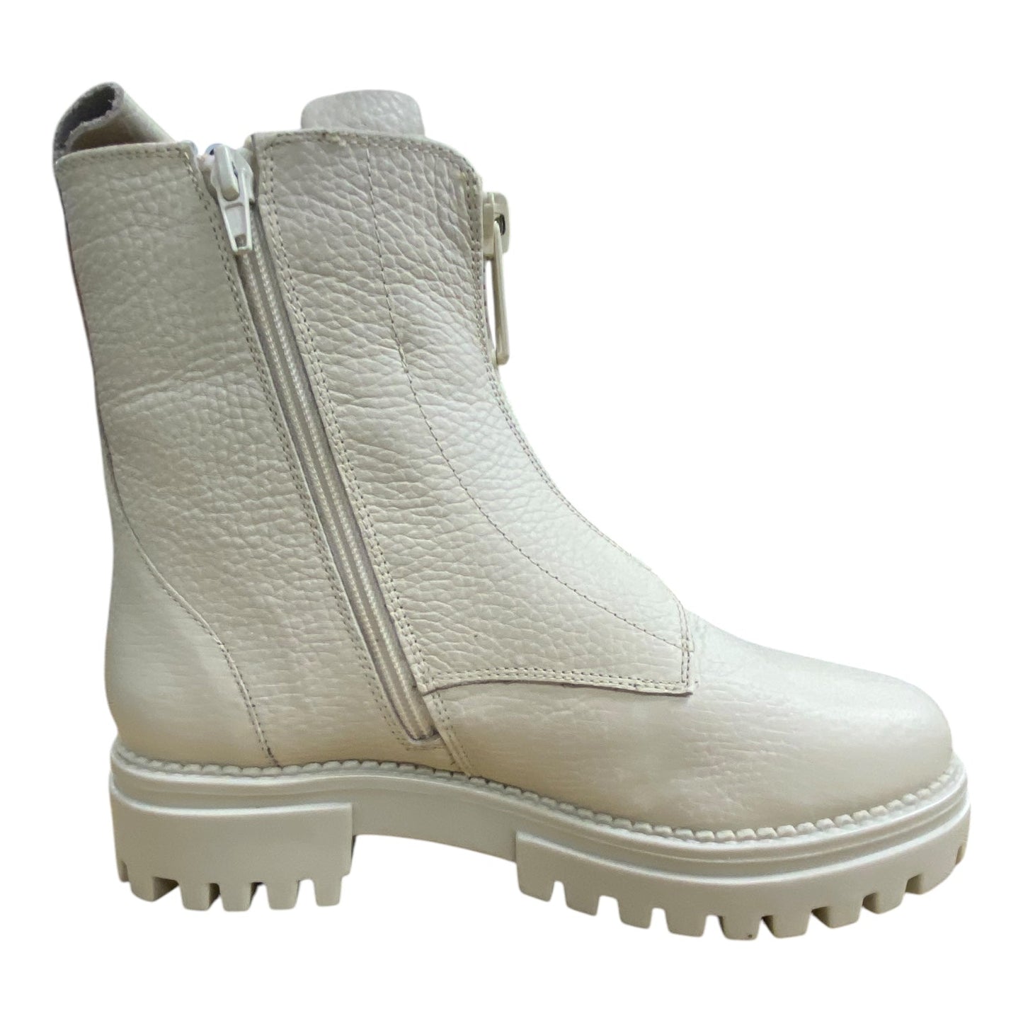 Boots Combat By DANG SHOES- ALEXIS BOOT In Cream, Size: 10