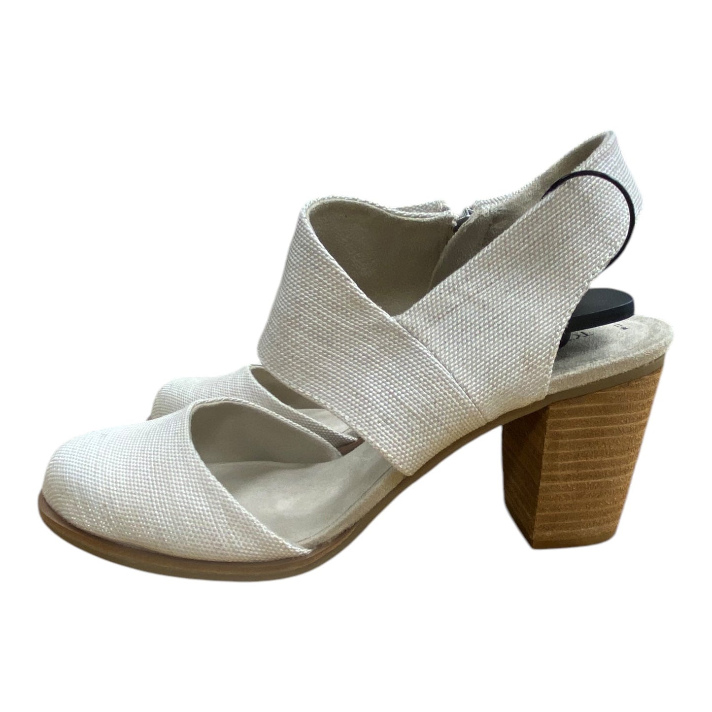 Shoes Heels Block By Toms In Beige, Size: 11